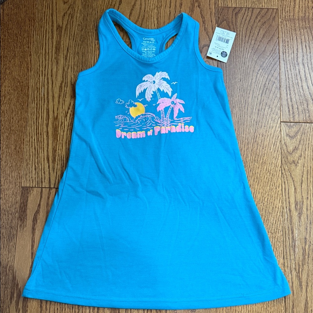 Carter's Tropical Blue Tank Top for Kids